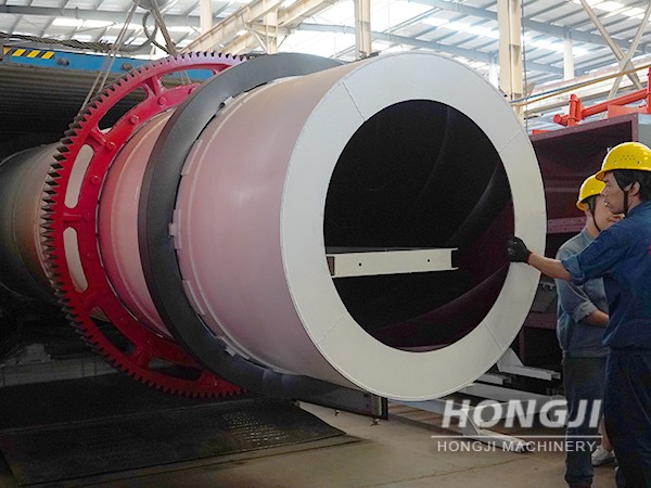HONGJI generates high standard Rotary Dryers