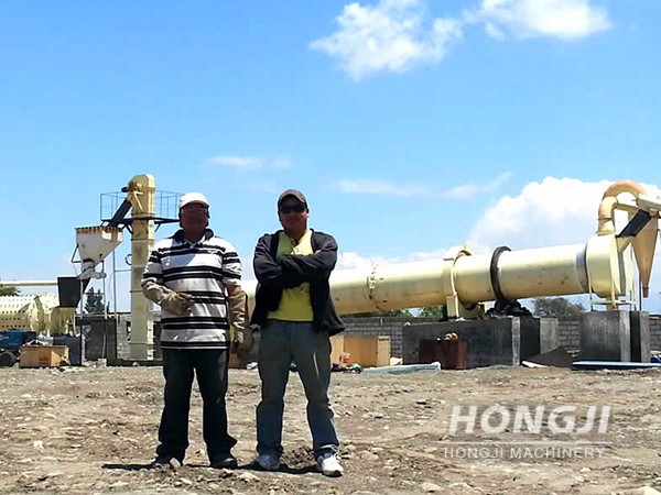 HONGJI's Rotary Dryer received positive feedback from customers