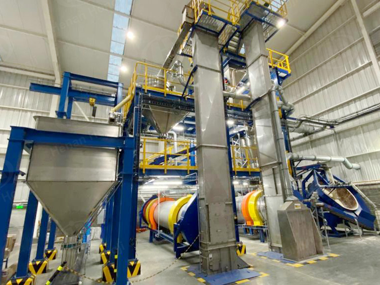 Colombia 5t/h Organic Fertilizer Drying Production Line