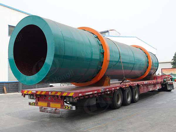 Rotary kiln for medical solid waste shipped to the Philippines